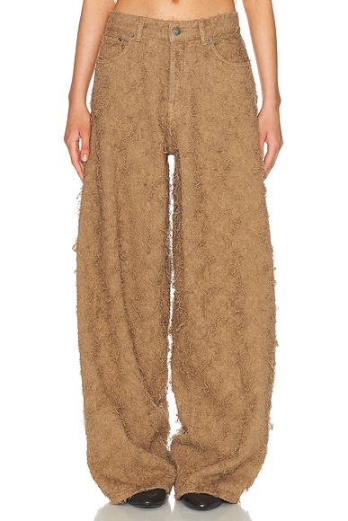 Bethany Fur Denim Pant