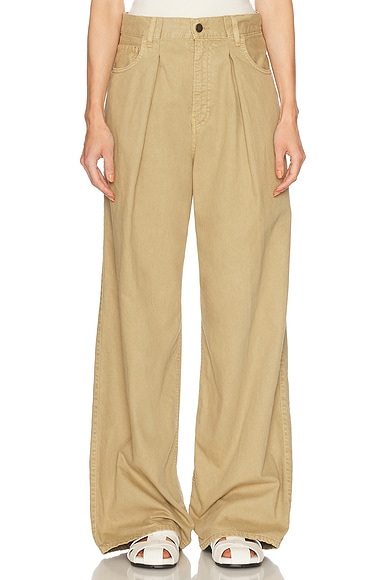 Haikure Candy Twill Pant in Taupe