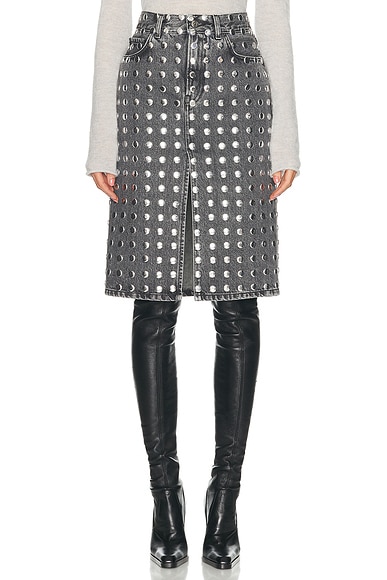 JACQUEMUS Capri Skirt in Black FWRD