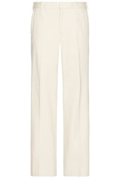 Helmut Lang Car Jeans in Ecru
