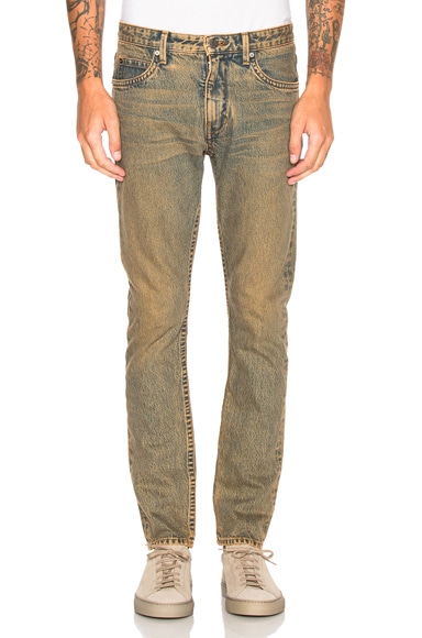 Helmut Lang Mr 87 Jeans in Brick Multi 