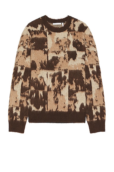 Givenchy Cobra Jacquard Jumper in Brown FWRD