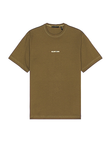 Helmut Lang Outer Space 9 Tee in Olive