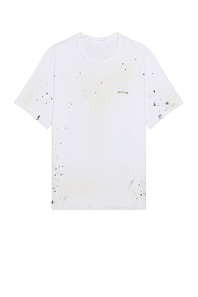 Helmut Lang Painted T-Shirt in White