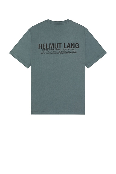Helmut Lang Capsule Tee in Slate Blue