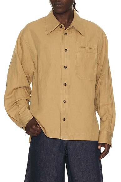 Helmut Lang Sailor Overshirt in Trench