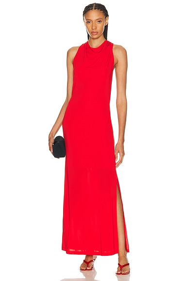 Helmut Lang Knot Dress in Adrenaline Rush