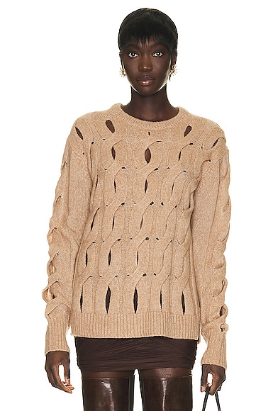 HELMUT LANG TWISTED CREW SWEATER