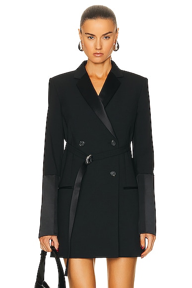 Shop Helmut Lang Tux Jacket In Black