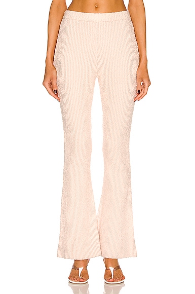 Helmut Lang for FWRD Ribbed Pant in Blush