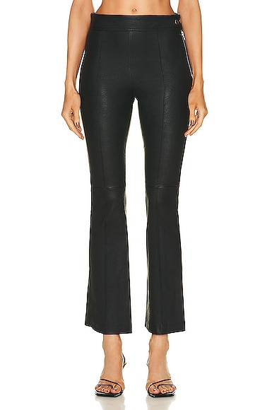 Helmut lang sale cropped leather pants