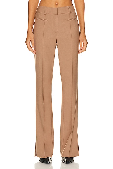 Helmut Lang Vent Bootcut Pant in Dune
