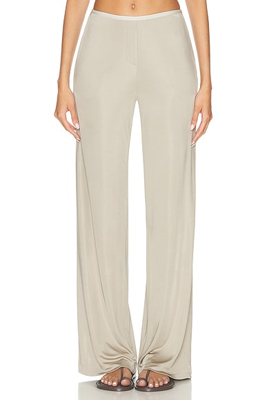 Helmut Lang Fluid Car Liquid Trouser in Dune