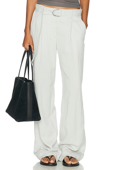Helmut Lang Relaxed Pant in Grey Melange