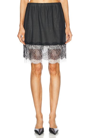 Lace Mini Skirt