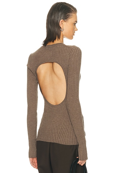 Tシャツ・カットソー HELMUT LANG Women Tunic Tops P02HW705 58878 L0V COGNAC BROWN Helmut Lang Sport Tee | HELMUTLANG.COM