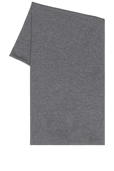 Helsa Kerstin Knit Shawl in Medium Heather Grey