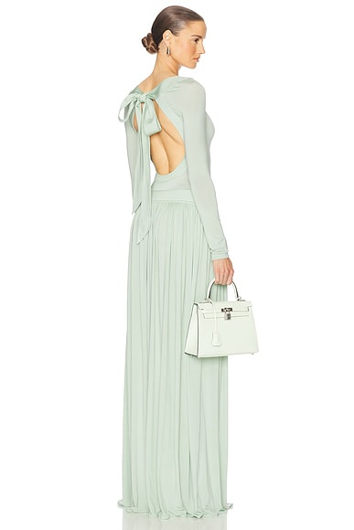 Helsa Aesther Jersey Dress in Seafoam