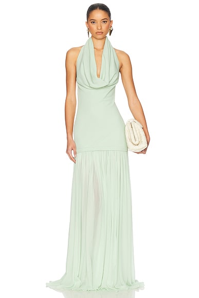 Helsa The Gallery Dress in Mint