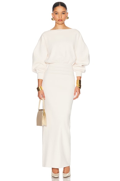 Helsa Hildie Maxi Dress in Cream