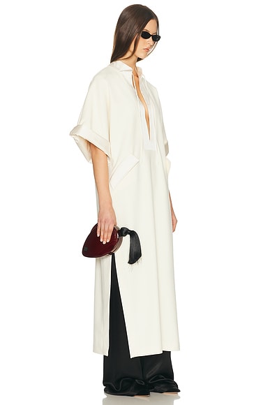 The Magda Dress in Thick Crepe