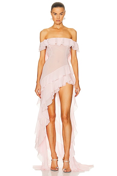 Helsa The Thea Gown in Blush