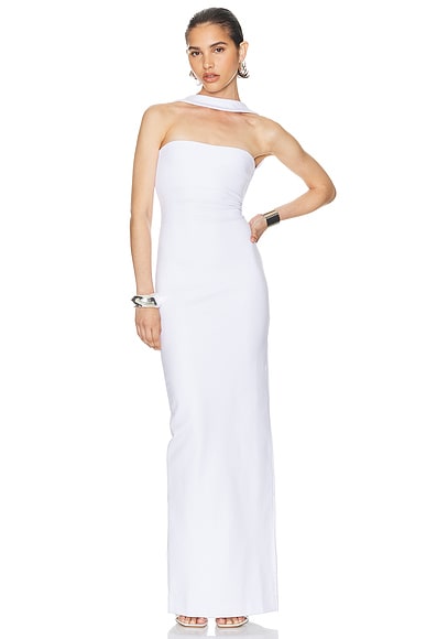 Helsa The Stephanie Dress in White