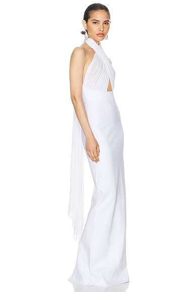 Shop Helsa The Amber Dress In White