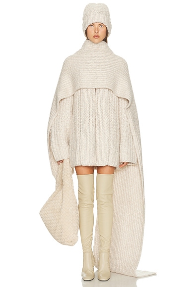 Helsa Joanie Hand Knit Cardigan in Oatmeal