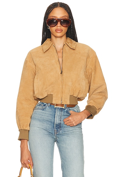 The Suede Zip Bomber