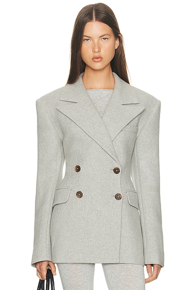 Italian Wool Blend Blazer