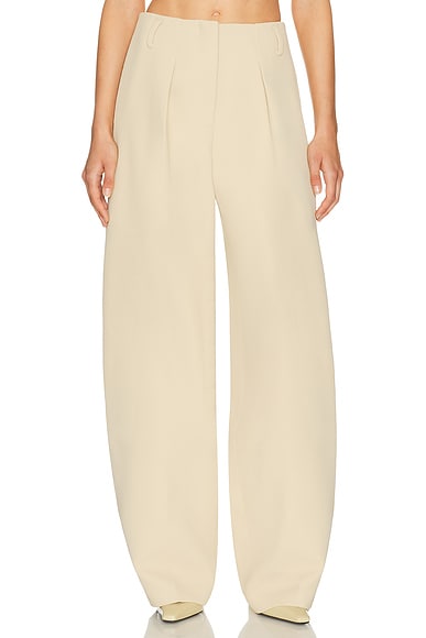 The Baggy Barrel Trouser in Very Heavy Crepe