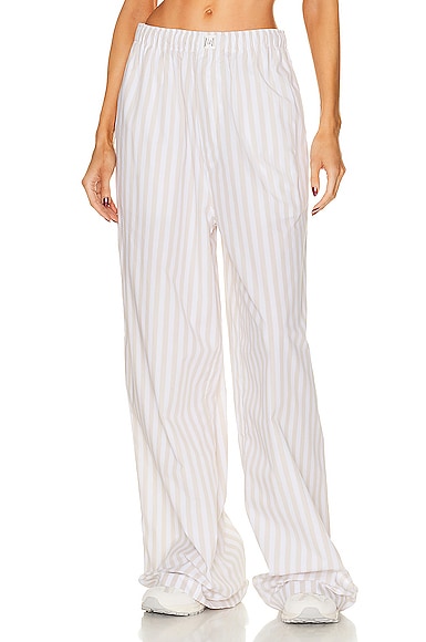 Cotton Poplin Stripe Pajama Pant