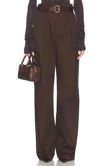 Paperbag Pant in Cacao