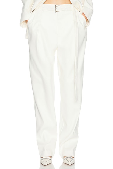 Helsa The Barrel Pant in Cream