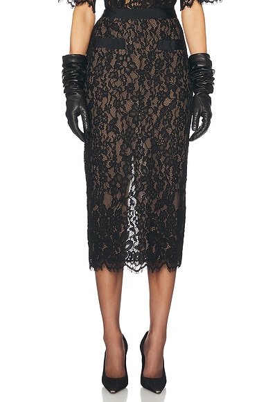 The Lace Midi Skirt