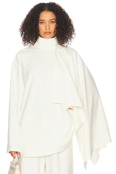 The Detachable Scarf Top