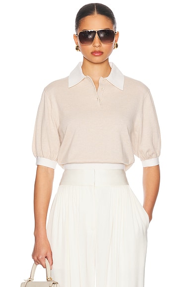 Helsa Liesel Polo in Oatmeal