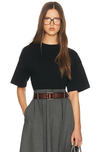 The Sculpted Tee in Thick Jersey