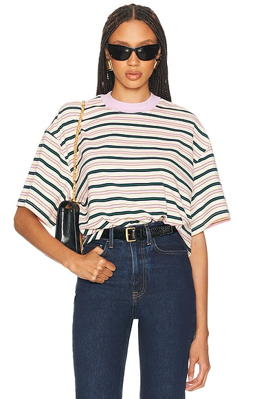 The Boxy Tee in Stripe