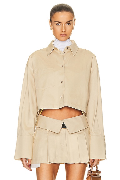 Chino Cropped Shirt