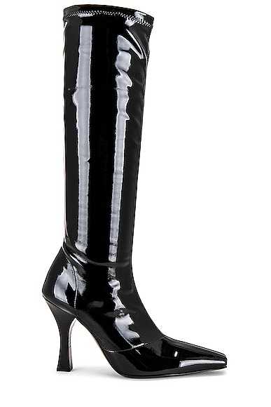 Helsa Snipped Toe Boot in Black