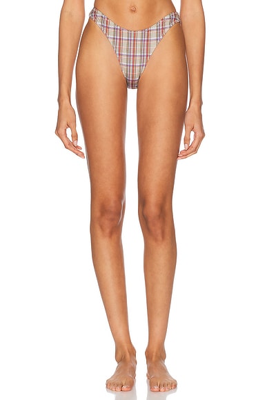 High Cut Cheeky Bikini Bottom