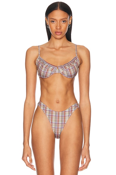 Ruffled Up Underwire Bikini Top