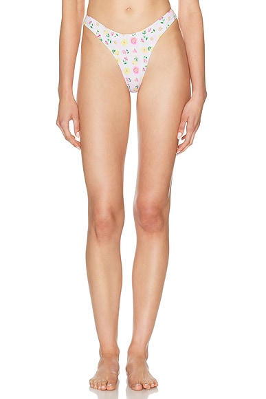 High Cut Cheeky Bikini Bottom