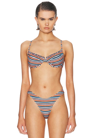 Ruffled Up Underwire Bikini Top