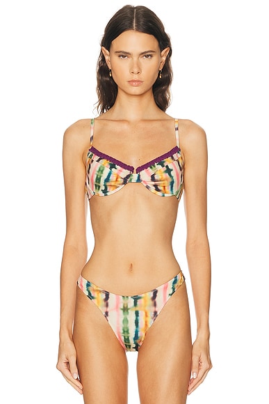 Ruffled Up Underwire Bikini Top