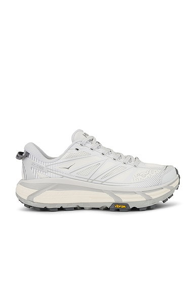 Hoka U Mafate Speed 2 Sneakers in Cosmic Grey & Alabaster