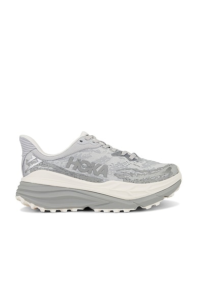 Hoka M Stinson 7 Sneakers in Stardust & Alabaster