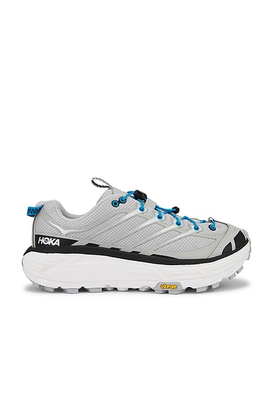 Hoka U Mafate Three2 Sneakers in Stardust & Skyward Blue